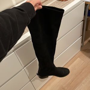 Black steve madden odessa thigh high boots